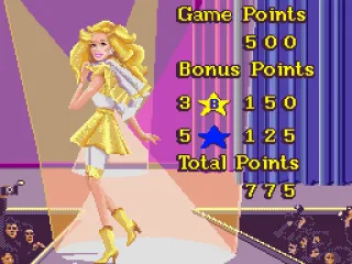 
											End of level score summary