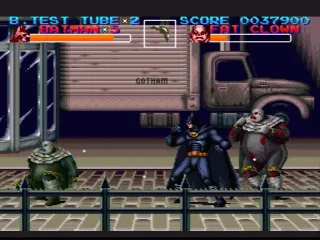 
											Fighting pesky fat clowns in front of a truck