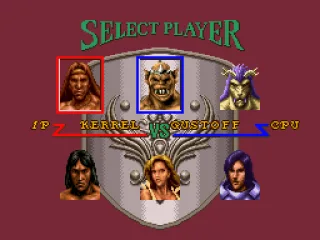 
											Selecting a character (in Battle-mode)