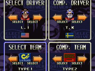 
											Select Driver.