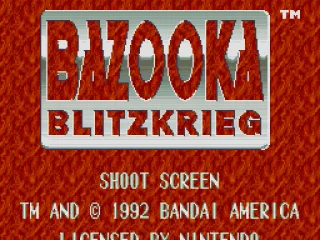 
											The Title Screen is pretty unremarkable, although the first