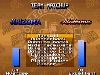 
											Team match-up