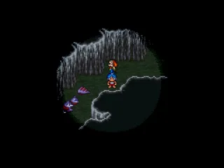 
											Through the cave...
