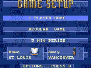
											Game setup
