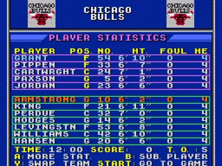 
											Player stats