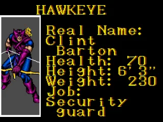
											Character introduction: Hawkeye.