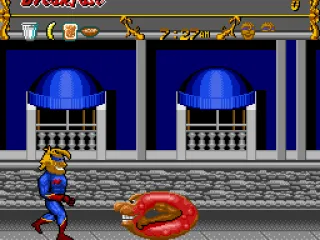 
											Our Captain is attacked by a donut-shaped alien.