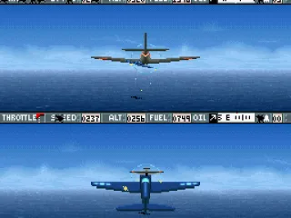 
											Another arial dogfight between two planes