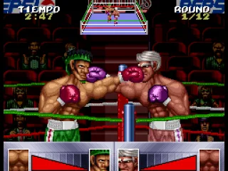 
											Throwing punches at each other