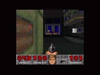 
											The distance visibility on the SNES is really, really poor. You nearly can't see the two enemies in the background.