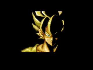 
											Goku shown in the into