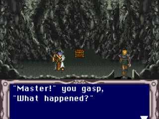 
											Talking to master
