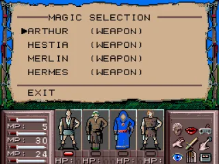 
											Pausing a battle and assigning a command to your characters