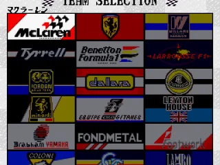 
											Team selection
