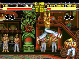 
											Andy Bogard vs. Richard Myer