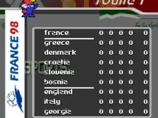 
											Standings, round 1