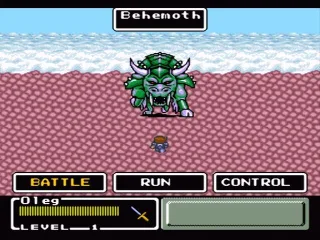 
											This typical Final Fantasy monster usually appears in the end stages of the game... well, not here