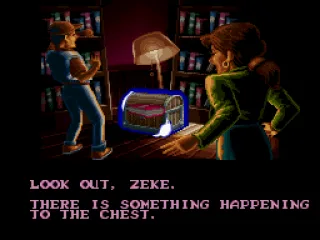 
											What's happening to the chest?