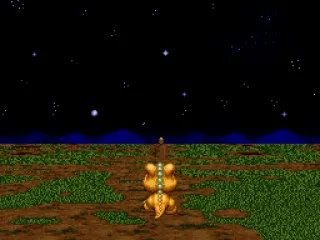 
											Chase sequence in mode 7: avoid all obstacles catch up with the monkey.