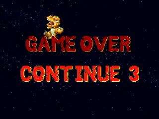
											Game over screen