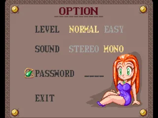 
											Options Screen