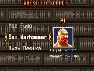 
											Wrestler select