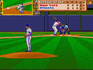 
											Man on first base