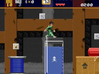 
											Collect items while exploring your lab