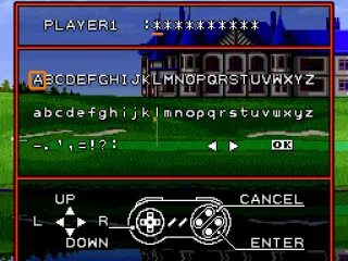 
											Enter your name, if you aren't too ashamed of your golfing skills...