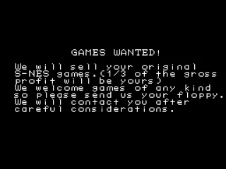 
											The game opens with HappySoft offering to sell your software for you.