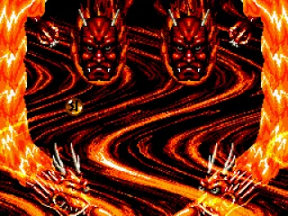 
											Playing a bonus stage with two demons