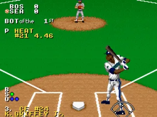 
											And now up to bat, the only real player in this entire game, Ken Griffey Jr! (Applause)