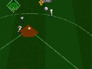 
											Line drive to center...