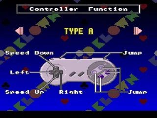 
											Options Screen