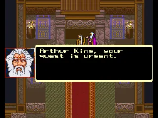 
											King Arthur, your quest is urgent.