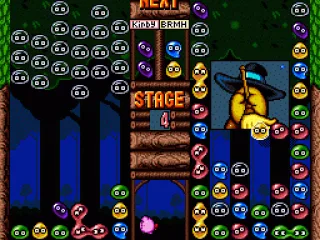 
											An important part of the gameplay is making combo's as they will start an avalanche of boulders on your opponent's side of the screen