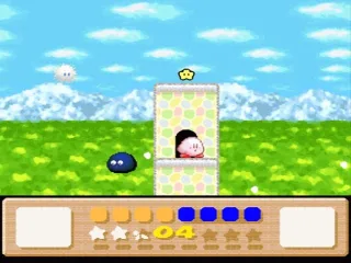 
											Now Kirby and his buddy have climbed very high...