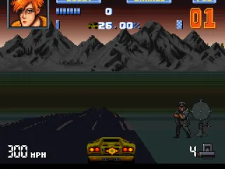 
											Equipped with a radar, a policeman fiscalizes the speed infractors: many caution!