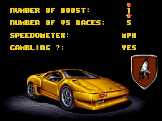 
											Options menu.