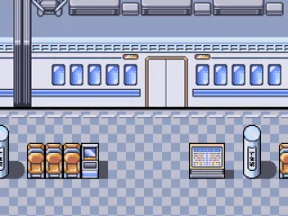
											The train carries you far, far away...
