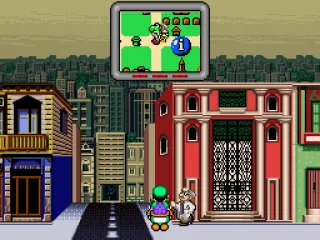
											Luigi and Yoshi giving a good example in the