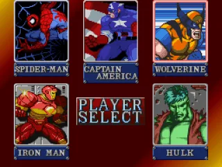 
											Character select