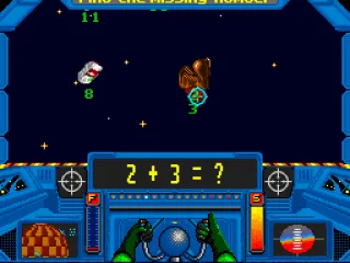 
											Trash Zapper: using the tractor beam to collect space junk.