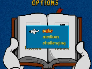 
											Difficulty selection.