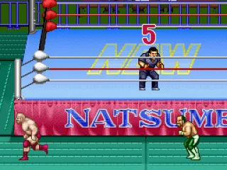 
											Running around the ring.