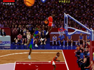 
											Armstrong goes for the dunk
