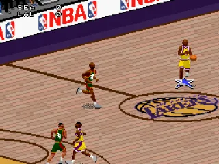 
											Dribbling at midcourt