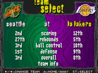 
											Team select screen