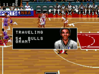 
											Fouls are called by the referee - digitized voice samples too!