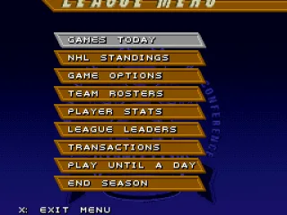 
											League Menu